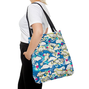 Manatee Love Tote Bag