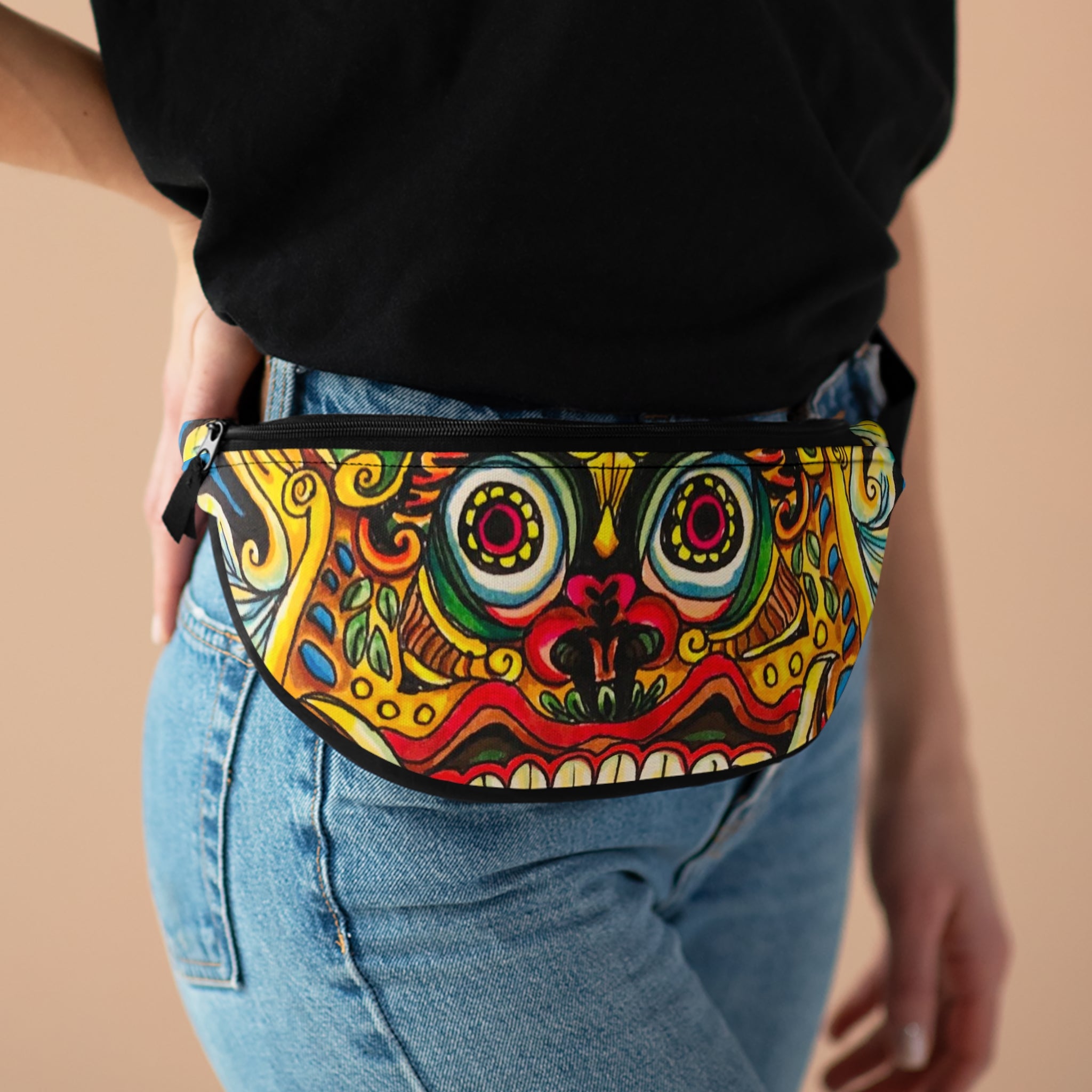 Barong Mask Fanny Pack