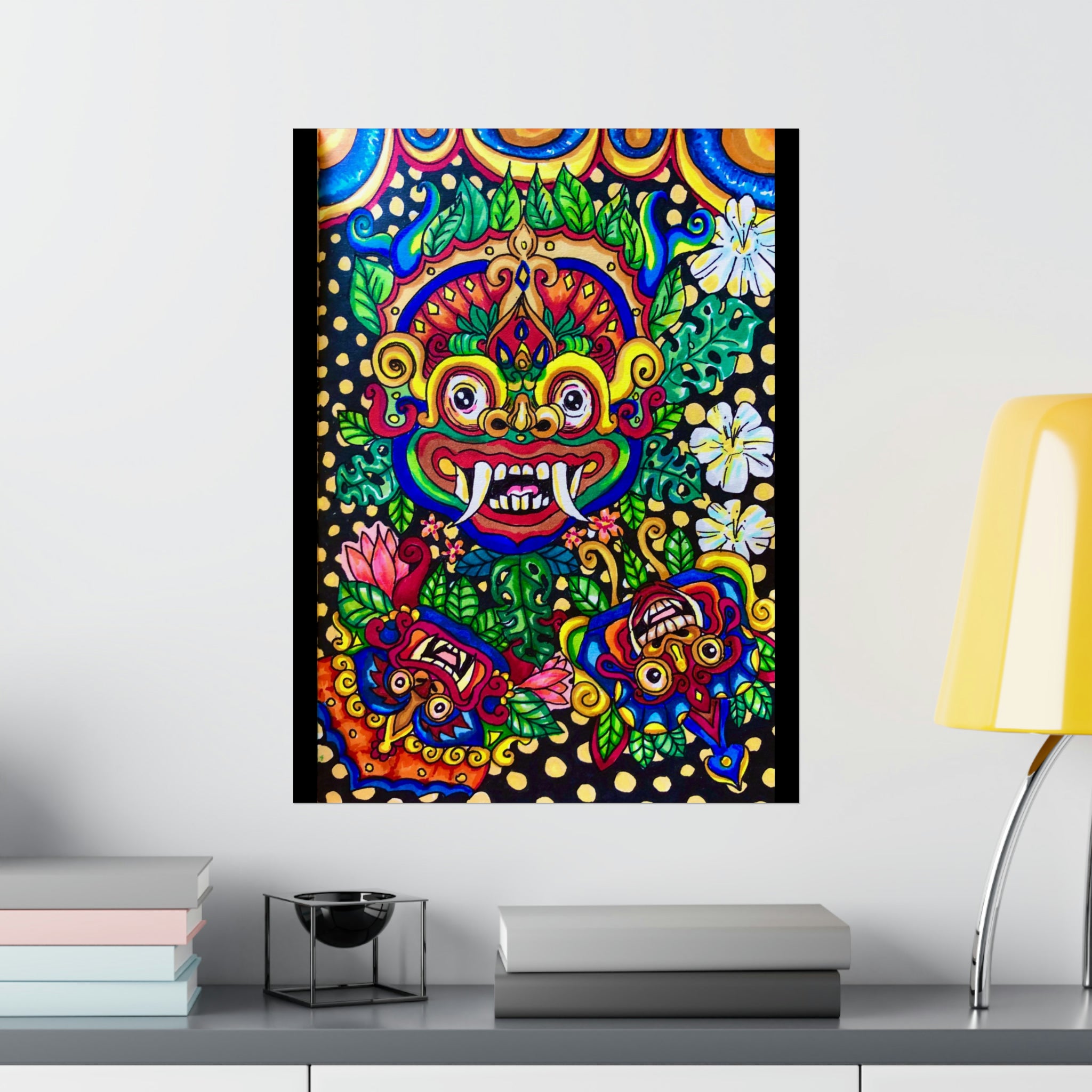 Barong Mask Print