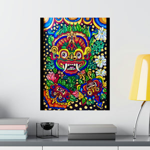 Barong Mask Print