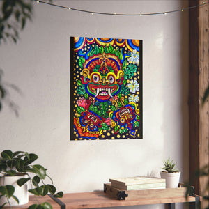 Barong Mask Print