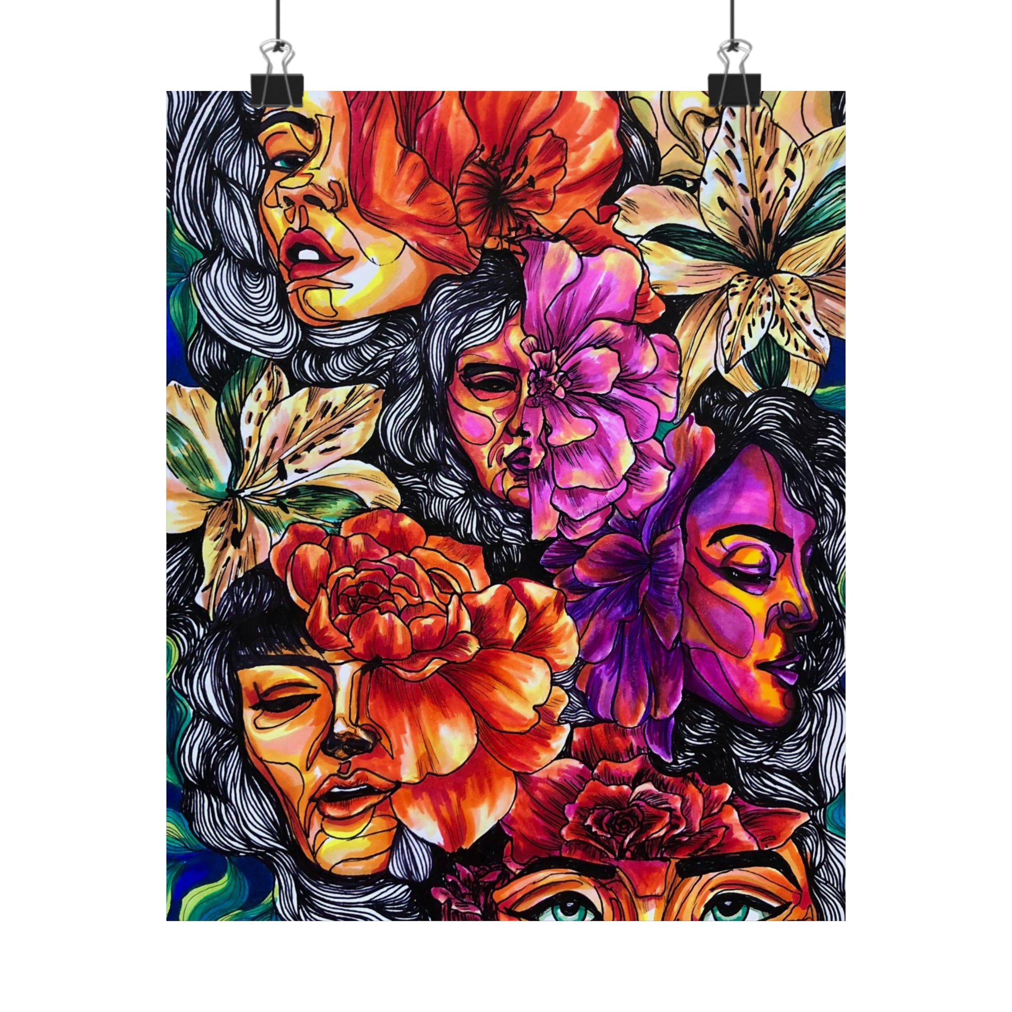 Flower Girls Print