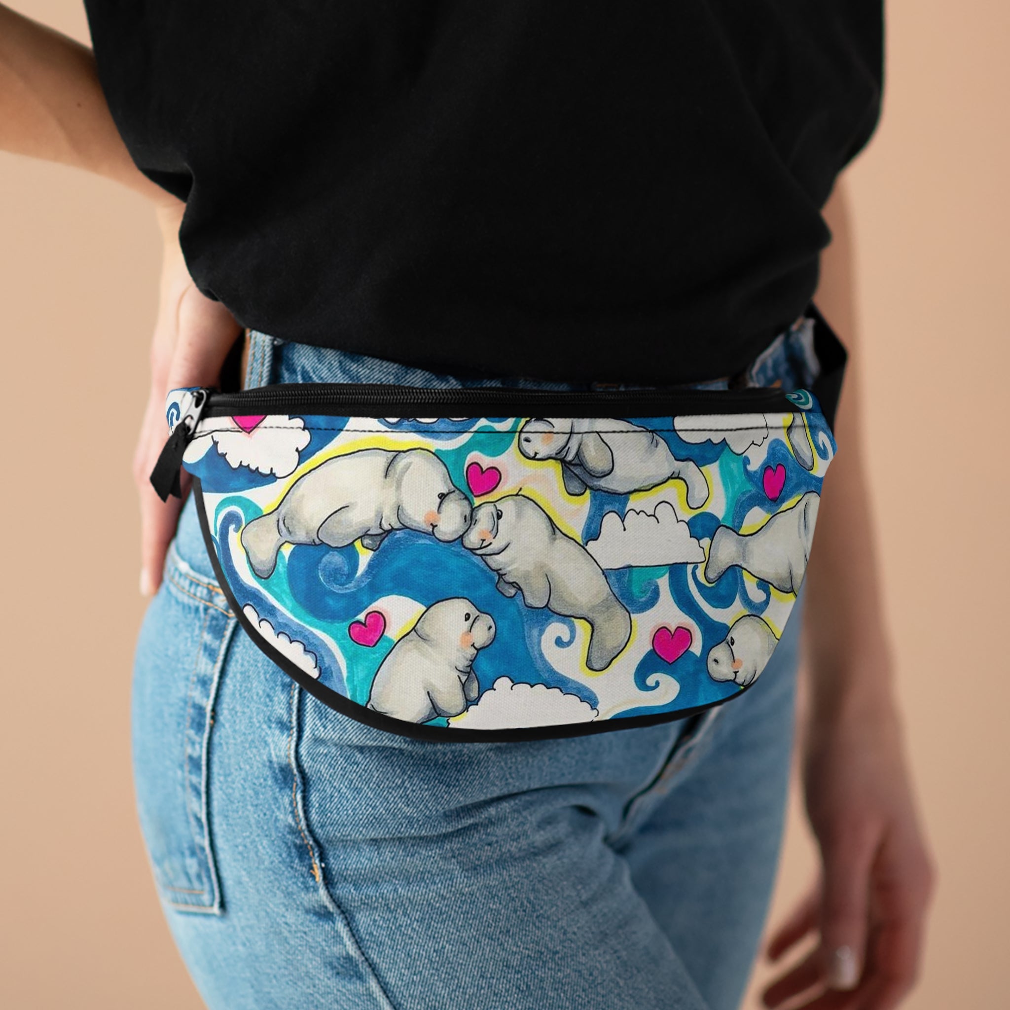 Manatee Love Fanny Pack