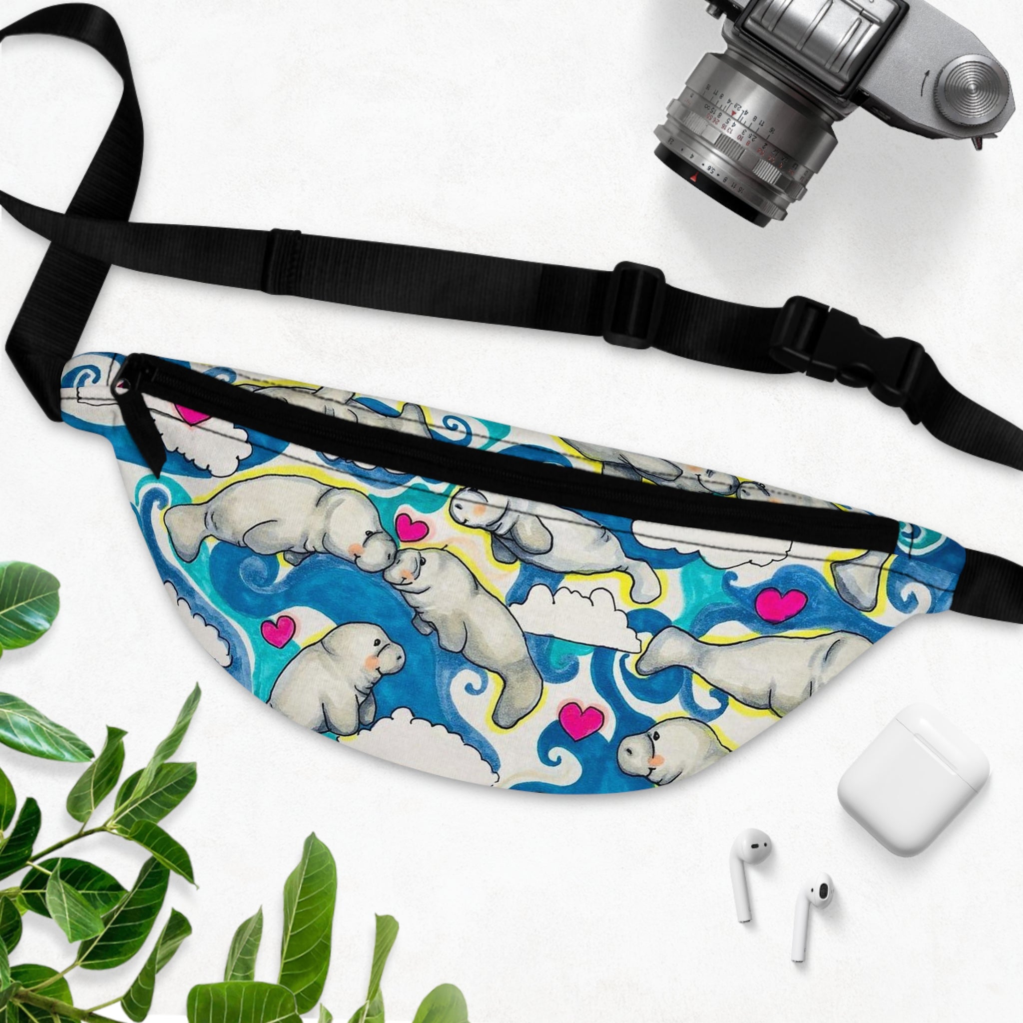 Manatee Love Fanny Pack